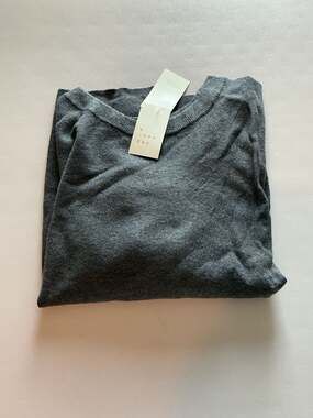 A New Day Sweater Size 4X Gray Crewneck Pullover